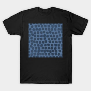 Leopard Mosaic on Medium Grey Blue 5748 T-Shirt